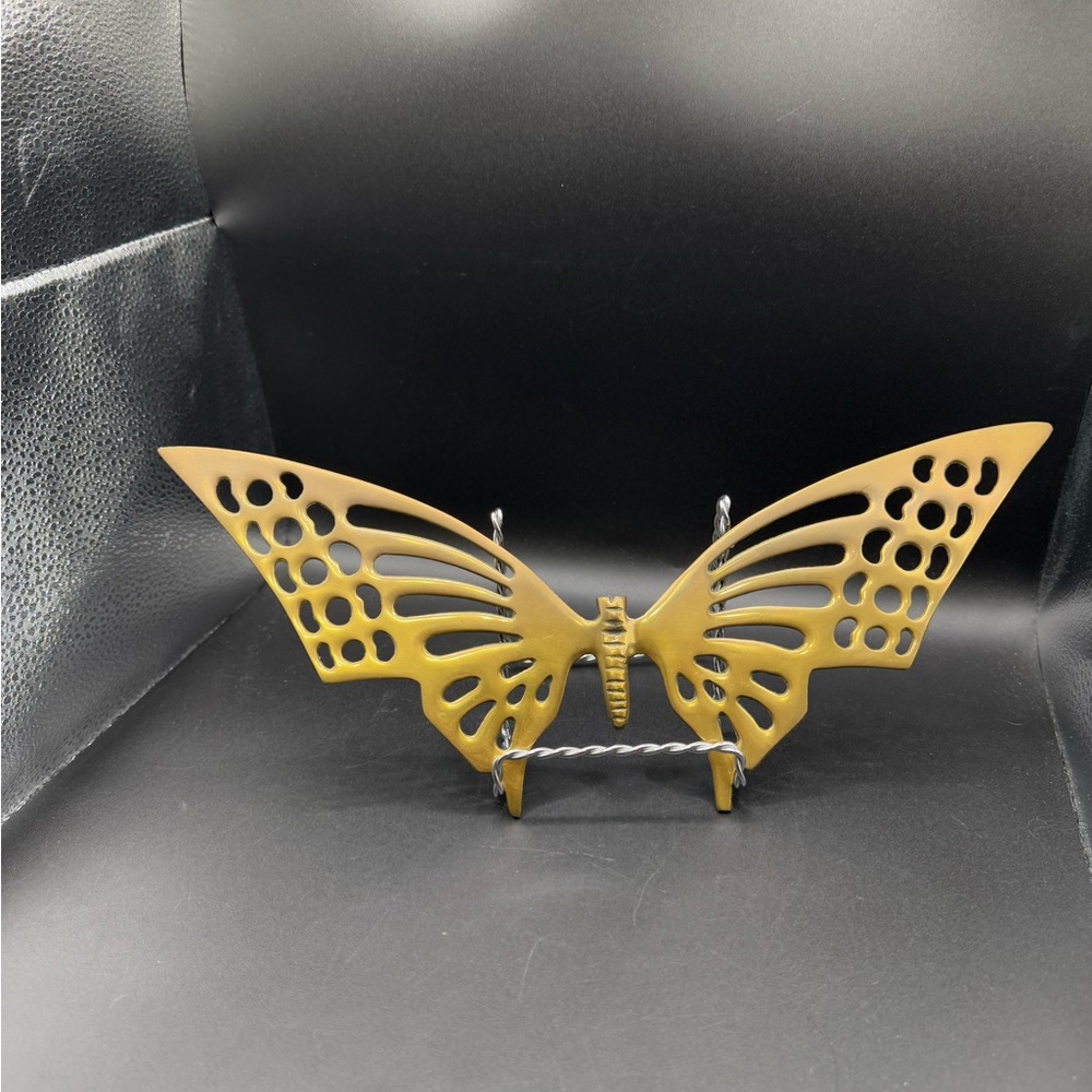 Vintage Large Brass Butterfly Wall decor made in Korea